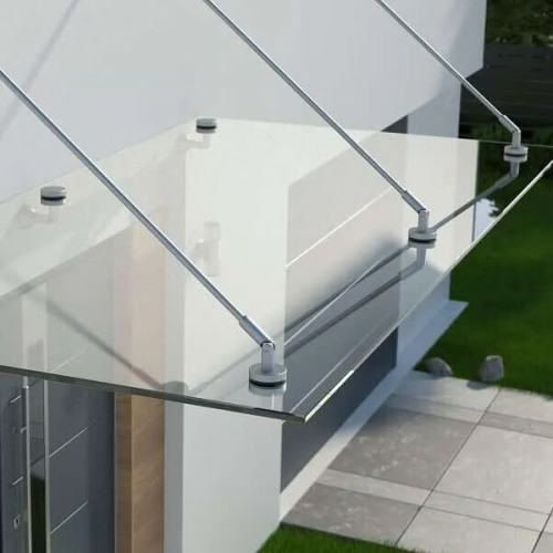 Фурнитура для стеклянных козырьков иограждений