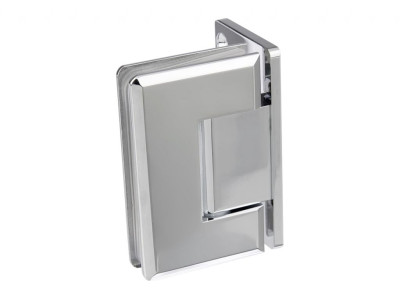 Петля 90° цинк. сплав стена-стекло со смещением GIFF 305Zn полированный хром