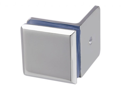 Коннектор 90° стена-стекло GIFF 722 полированный хром