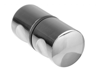 Ручка-кноб круглая AL GIFF Glass 246 полированный хром