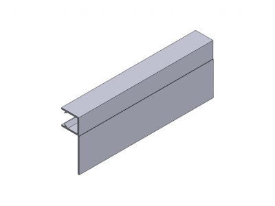 Уплотнитель 90° 8 мм стекло-стекло GIFF 214 L=2500 мм прозрачный