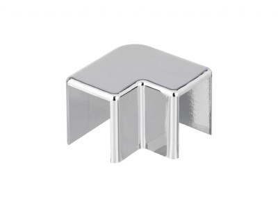 Уголок стыковочный 90° GIFF Glass профиль-профиль хром