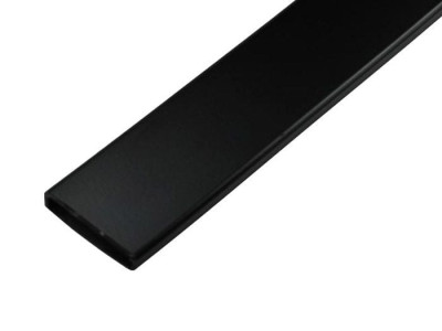 Направляющая труба 30x10 мм GIFF L=2000 t=1,5 мм черный матовый