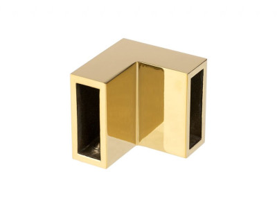 Соединитель 90° труба-труба 30x10 мм GIFF 315 золото
