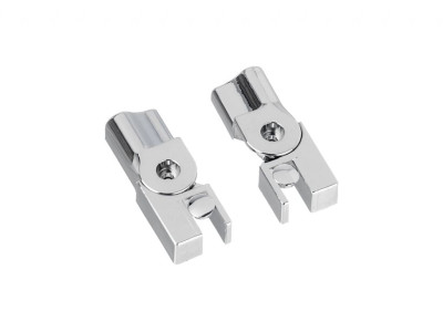 Уголок регулируемый профиль-стекло хром