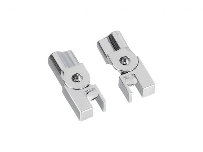 Уголок регулируемый профиль-стекло хром