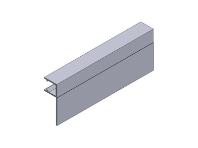 Уплотнитель 90* 8мм стекло-стекло ус 20 мм GIFF 214 L=2500мм прозрачный