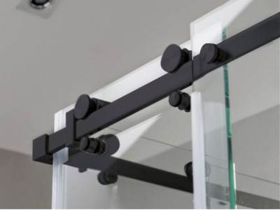 Комплект РС 30x10 GIFF 304 c двойной нижней направляющей черный матовый, покраска