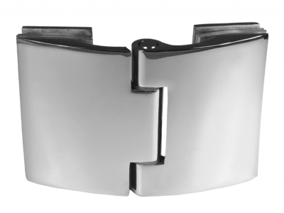 Петля 180* стекло-стекло GIFF Glass modern полированный хром