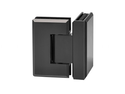 Петля 90* стекло-стекло GIFF Glass 304 SUS304 черный матовый