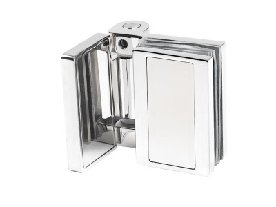 Петля 90* стена-стекло GIFF Glass 8500 полированный хром