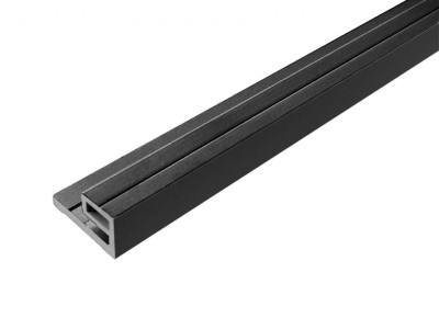 Профиль №6 алюминиевый GIFF L=2200мм черный матовый